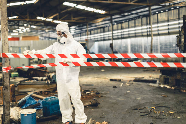 Professional Trauma Scene Cleanup technician working in Gregory, TX